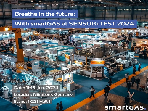 Látogassa meg a smartGAS-t a SENSOR+TEST 2024 oldalon